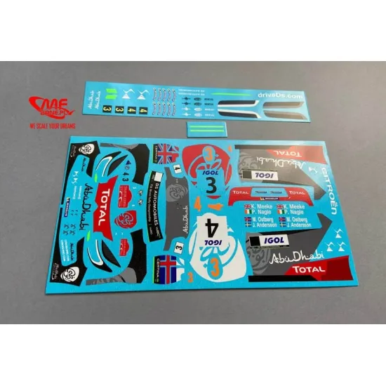 Mf-zone Dc2486 1/24 Citroen Ds3 Wrc Tour De Corse 2015 Meeke Ostberg