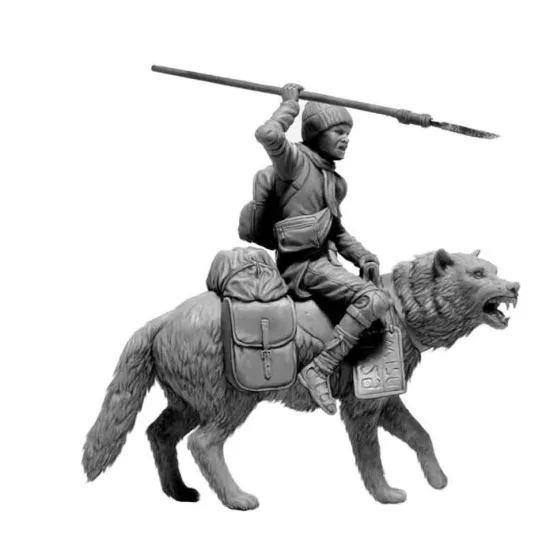 Master Box 24086 1/24 Post Apocalyptic Series The Last Bridge Kit No 8 Clan Of Wolves