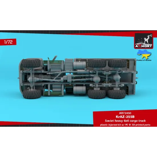 Armory Ar72450 1/72 Kraz 255b Soviet Era Heavy Duty 6x6 Cargo Truck