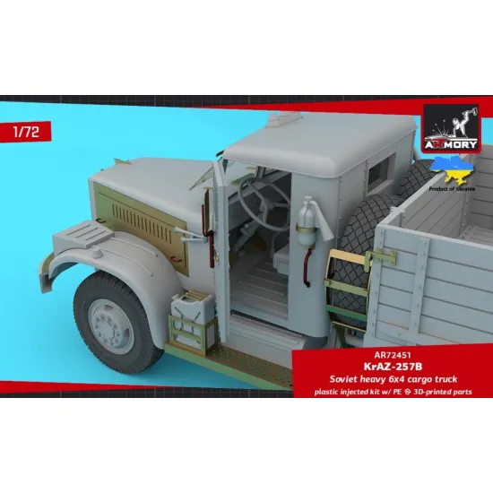 Armory Ar72451 1/72 Kraz 257b Soviet Era Heavy Duty 6/4 Cargo Truck