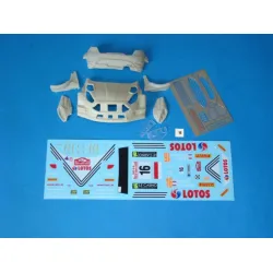 Mf-zone Tk2414 1/24 Ford Fiesta Wrc Kubica Rallye Monte Carlo 2016 Decals, Resin Parts, P/E