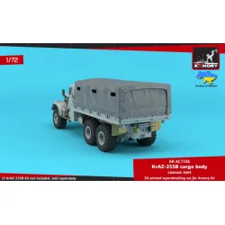 Armory Ar-ac7336 1/72 Kraz 255b Soviet 6/6 Cargo Truck Canvas Tent