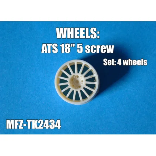 Mf-zone Tk2434 1/24 Ats Wheels 5 Screw Resin Kit