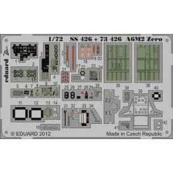 Photoetched set A6M2 Zero Color, for Airfix kit 1/72 Eduard SS426
