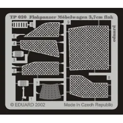 Photoetched set Flakpanzer IV Mobelwagen 37mm, for Tamiya kit 1/35 Eduard TP020