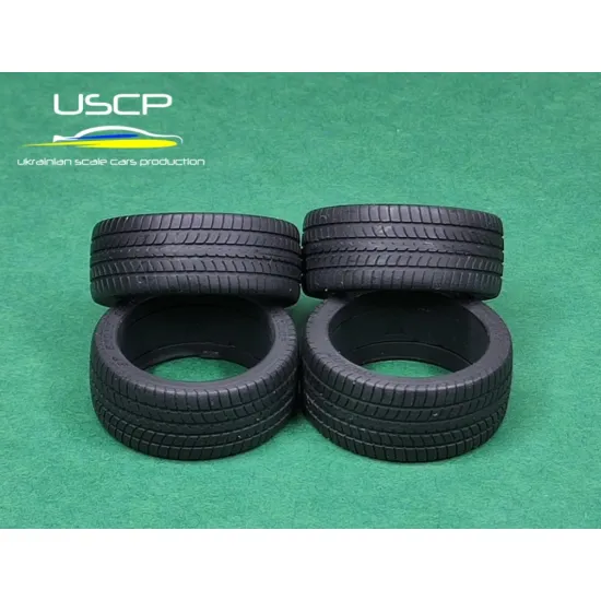 Uscp-18-1fr 1/24 F/R Dunlop Sp Sport 8080 18 Inch Rubber Model