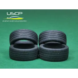 Uscp-18-1fr 1/24 F/R Dunlop Sp Sport 8080 18 Inch Rubber Model