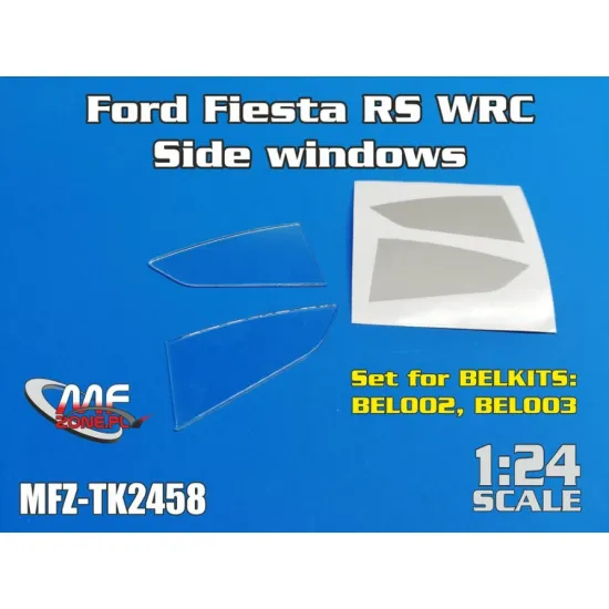 Mf-zone Tk2458 1/24 Ford Fiesta Rs Wrc S2000 Side Windows For Belkits 002 003
