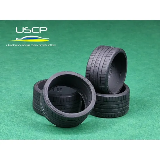 Uscp-20-1 1/24 Michelin Pilot Sport 20 Inch Rubber Model