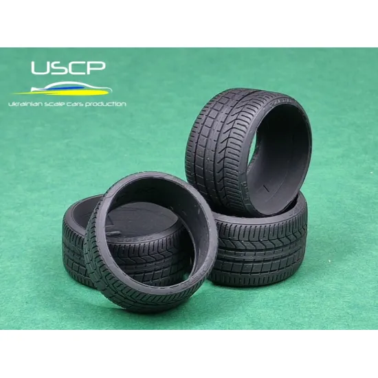 Uscp-20-2 1/24 Pirelli P-zero 20 Inch F/R Rubber Model