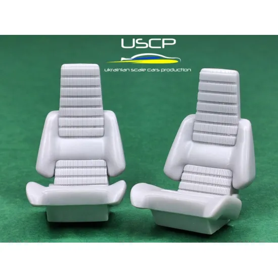Uscp-24a115 1/24 Renaul 5 Turbo Road Seats With Texture