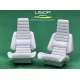 Uscp-24a115 1/24 Renaul 5 Turbo Road Seats With Texture