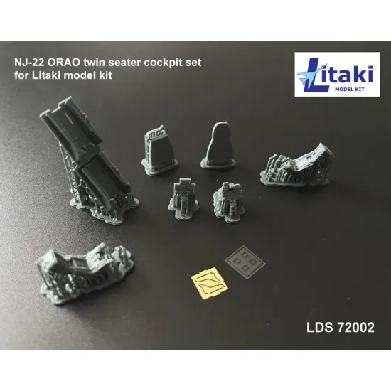 Litaki 72002 1/72 Cockpit Set For J 22 Orao Twin Seater For Litaki Model Kit