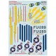 Print Scale 48-312 1/48 F-86a Colorful Early Sabres The Complete Set 2 Leaf Part 5 New