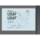 Print Scale 48-312 1/48 F-86a Colorful Early Sabres The Complete Set 2 Leaf Part 5 New
