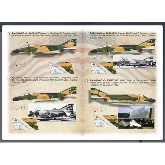 Print Scale 48-315 1/48 Us Air Forces F-4 Phantom Part 1 New