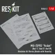 Reskit Rsb48-0003 1/48 Mig-25pds Foxbat Red 17 Red 87 Red 89 Ukrainian Air Forces Decals With Stencils
