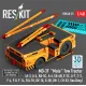 Reskit Rsk48-0025 1/48 Md-3t Mule Tow Tractor A-3 A-4 Ra-5c A-6 Ea-6b E-2c A-7 C-2 F-4 F-8 F-14 F/A-18 Ov-10 S-3b Uh-1 Ch-53 Sea King 3d Printed Model Kit
