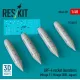 Reskit Rs48-0531 1/48 Lrf-4 Rocket Launchers 4 Pcs Mirage F1 Mirage 2000 Jaguar 3d Printed