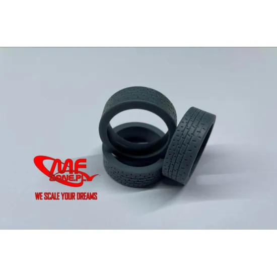 Mf-zone Tk2489 1/24 Dmack Dmt Tyres For Belkits 5 Pcs 3d Print Resin Set