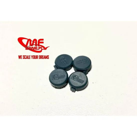 Mf-zone Tk2490 1/24 Cibie Rally Halogens 9 Mm 3d Print Resin Kit