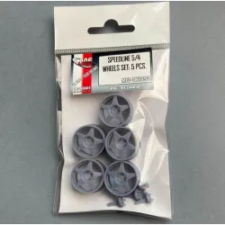 Mf-zone Tk2493 1/24 Speedline 5/4 Wheels 5 Pcs 3d Print Resin Kit