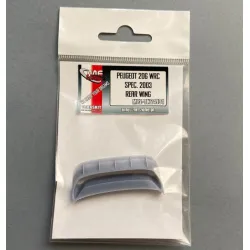 Mf-zone Tk24101 1/24 Peugeot 206 Wrc Spec 2003 Rear Wing 3d Print Resin Kit