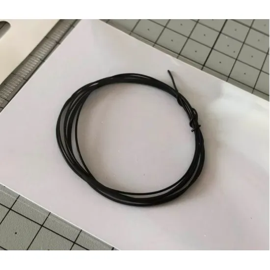 Mf-zone Po1 1/24 Flexible Wires 0,55mm / 1m Black