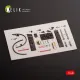 Kelik K48123 1/48 Fj-2 Interior 3d Decals For Italeri Kit