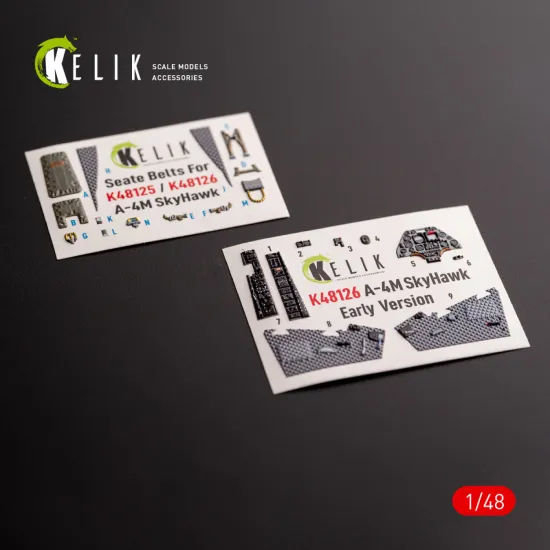 Kelik K48126 1/48 A-4m Early Production- Interior 3d Decals For Magic Factory