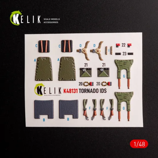 Kelik K48131 1/48 Tornado Ids Interior 3d Decals For Italeri