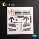 Kelik K72073 1/72 Kawasaki T-4 - Interior 3d Decals For Hasegawa Kit