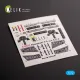 Kelik K72073 1/72 Kawasaki T-4 - Interior 3d Decals For Hasegawa Kit