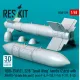 Reskit Rs48-0539 1/48 Gbu-15 V21 22/B Small Wing Bombs 2pcs With An/Axq-14 Data Link Pod 1pcs F-4 F-15e F-16i F-111 B-52 3d Printed