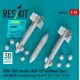 Reskit Rs48-0544 1/48 Agm-130c Missiles 2pcs Blu-109 Warhead With An/Axq-14 Data Link Pod 1pcs F-16i F-15e F-111f 3d Printed