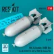 Reskit Rs48-0548 1/48 Mk36 Bombs 2pcs 1000 Lbs For All Us Navy Raf Of Ww2 Korean War 3d Printed