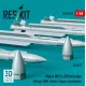 Reskit Rs48-0550 1/48 Matra Mica-em Missiles 4pcs Mirage 2000 Rafale Gripen Eurofighter 3d Printed