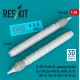 Reskit Rs48-0558 1/48 S-25-o Air-to-ground Rocket 2pcs Su-17m Su-24m Su-25sm Su-27 Mig-27 Mig-29 Yak-130 Mi-24 3d Printed