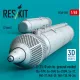 Reskit Rs48-0558 1/48 S-25-o Air-to-ground Rocket 2pcs Su-17m Su-24m Su-25sm Su-27 Mig-27 Mig-29 Yak-130 Mi-24 3d Printed
