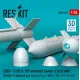 Reskit Rs48-0564 1/48 Egbu-15 Blu-109 Warhead Bombs 2pcs With An/Axq-14 Data Link Pod 1pcs F-4 F-15e F-16i F-111 B-52 3d Printed