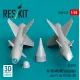 Reskit Rs48-0574 1/48 R-98 Mr/Mt Missiles 2 Pcs Su-11 Su-15 Yak-28 3d Printed