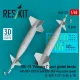 Reskit Rs48-0575 1/48 Gbu-10 Paveway I Laser Guided Bombs With Bsu-37/B Fin And Bsu-3a/B Wing Slow Speed 2pcs F-4d/E F-111 A-6a A-7e 3d Printed