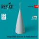 Reskit Rsu48-0288 1/48 Mirage 2000c Nose Cone For Kinetic/Italeri Kit 3d Printed