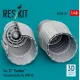 Reskit Rsu48-0361 1/48 Su-27 Flanker Exhaust Nozzles For Gwh Kit 3d Printed