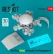 Reskit Rsu48-0362 1/48 Sea King Folded Main Rotor For Hasegawa Kit 3d Printed
