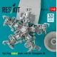 Reskit Rsu48-0362 1/48 Sea King Folded Main Rotor For Hasegawa Kit 3d Printed