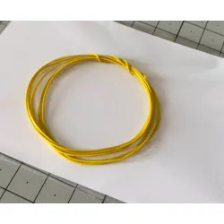 Mf-zone Po6 1/24 Flexible Wires 0,55mm / 1m Yellow