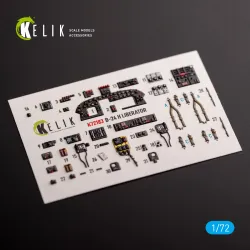 Kelik K72183 1/72 B-24h Liberator - Interior 3d Decals For Airfix Kit