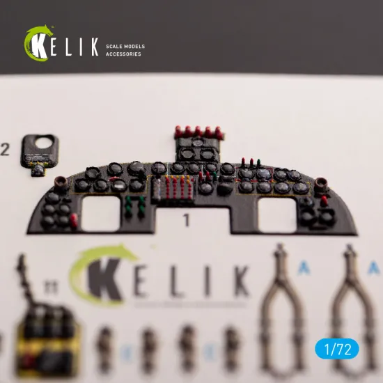 Kelik K72184 1/72 B-24d Liberator Interior 3d Decals For Hasegawa Kit