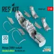Reskit Rsu48-0461 1/48 Mirage 2000d Cockpit Detailed Edition For Kinetic Kit 3d Printed